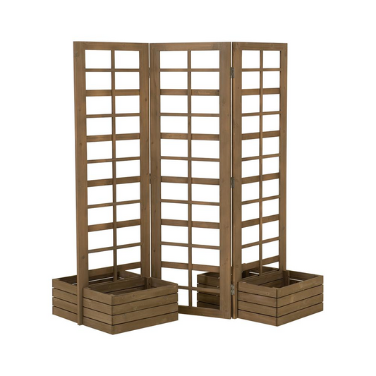 Sunjoy Tri-fold Wood Trellis/Privacy Wall