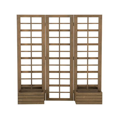 Sunjoy Tri-fold Wood Trellis/Privacy Wall