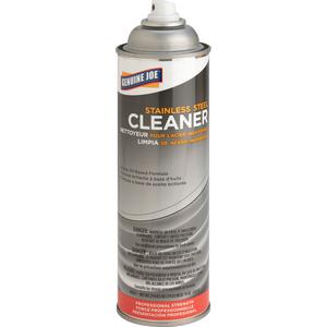 Genuine Joe Stainless Steel Cleaner - Aerosol - 15 fl oz (0.5 quart) - Can - 12 / Carton - Multi