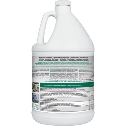 Simple Green Crystal Industrial Cleaner/Degreaser - Concentrate Liquid - 128 fl oz (4 quart) - Bottle - 6 / Carton - Clear