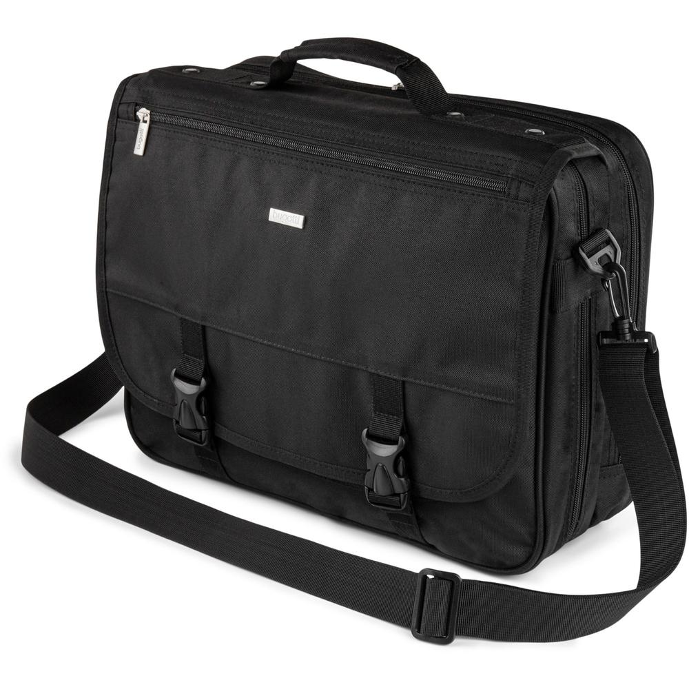 bugatti THE ASSOCIATE Carrying Case (Briefcase) for 15.6" Notebook - Black - Polyester Body - 12" Height x 15" Width x 5" Depth - 1 Each