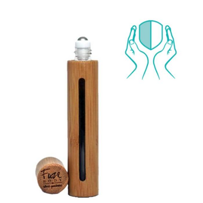 Protect: Sanitizing Blend 100% Pure Essential Oils and alcohol - Wood Roll-On