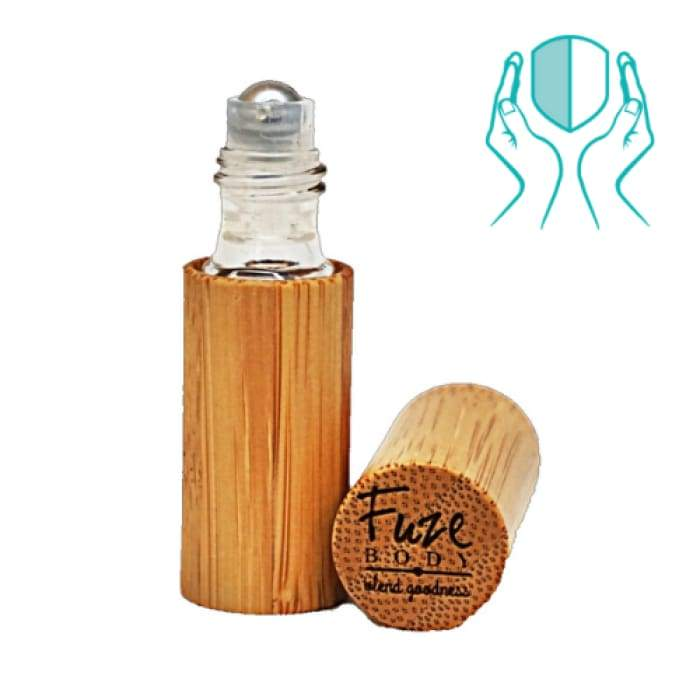 Protect: Sanitizing Blend 100% Pure Essential Oils and alcohol - Wood Roll-On