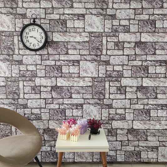 vidaXL 3D Wall Panels with Light Gray Brick Design 10 pcs EPS