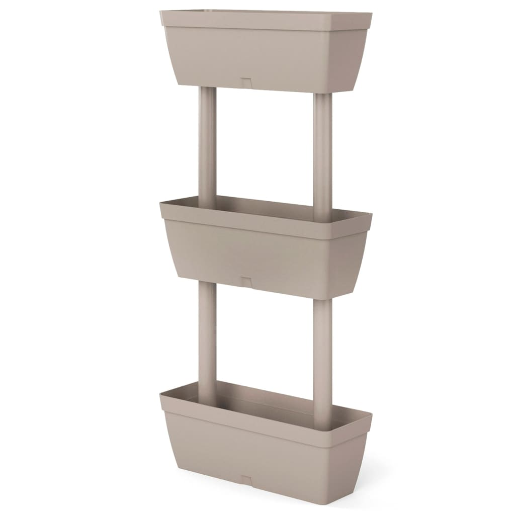 vidaXL Garden Planter 6 pcs 39.4" Taupe