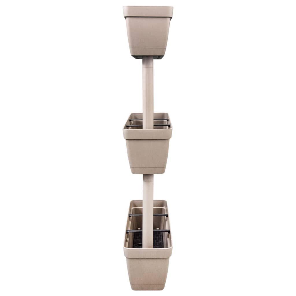 vidaXL Garden Planter 6 pcs 39.4" Taupe