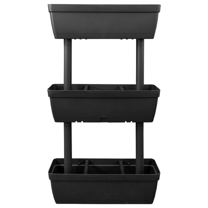 vidaXL Garden Planter 6 pcs 39.4" Anthracite