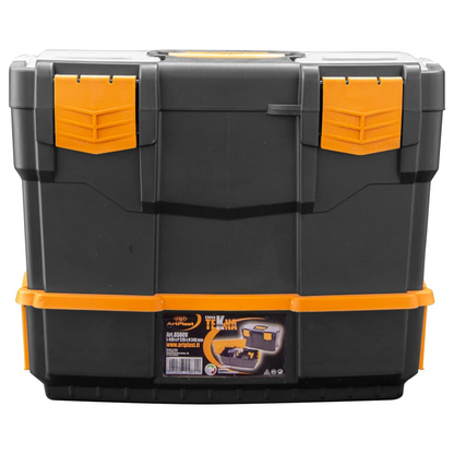 vidaXL Tool Box 16.5"x8.7"x13.4" PP