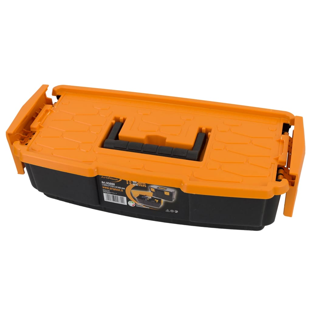 vidaXL Tool Box 16.5"x8.7"x13.4" PP