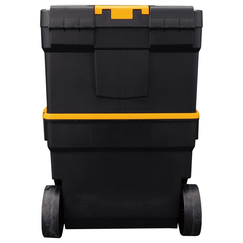 vidaXL Rolling Tool Box 18.1"x11"x26.7" PP