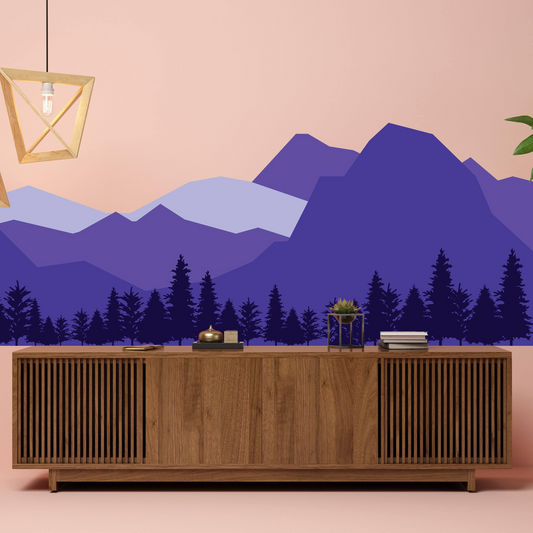 Majestic Mountain Wall Decal - Enhancing Visual Appeal with Nature Inspired Design