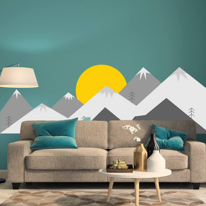 Majestic Nature Inspired Wall Decal - Self-Adhesive Vinyl Sticker for Interior Design