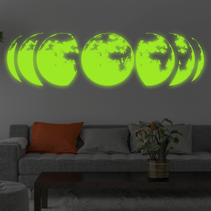 Lunar Glow Wall Art: Space Illumination with Celestial Artistry