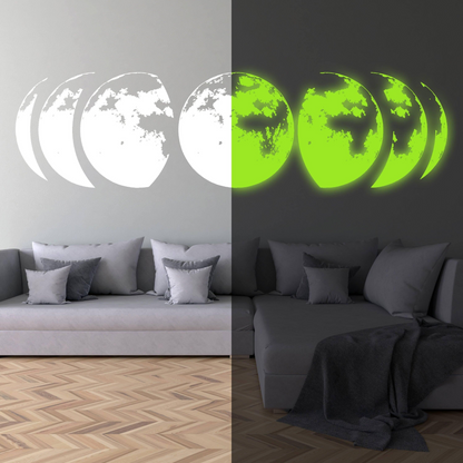 Lunar Glow Wall Art: Space Illumination with Celestial Artistry