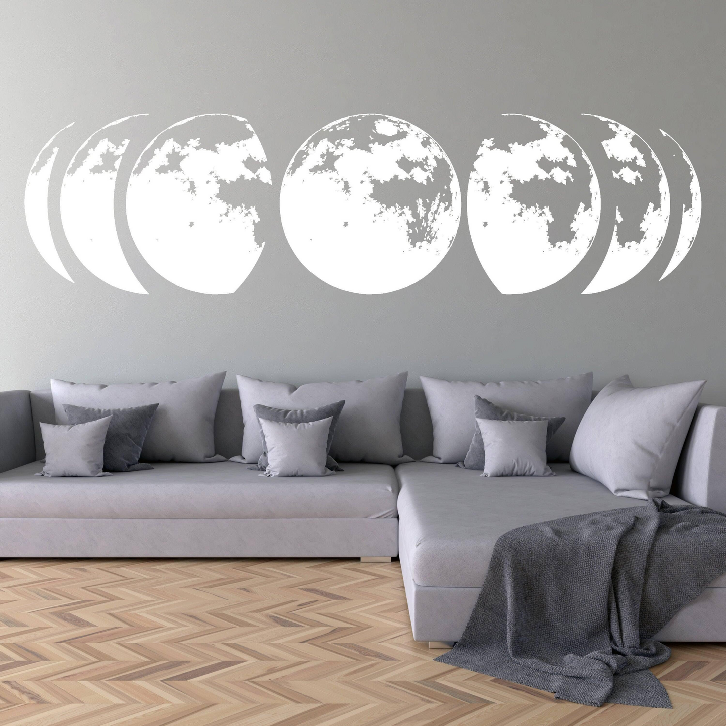 Lunar Glow Wall Art: Space Illumination with Celestial Artistry