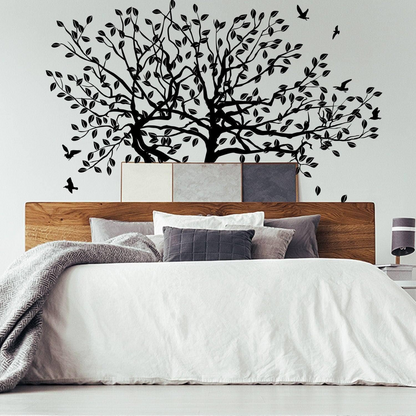 Haven Nature-inspired Wall Stickers, Tree Decal Wall Art for Home Decoration