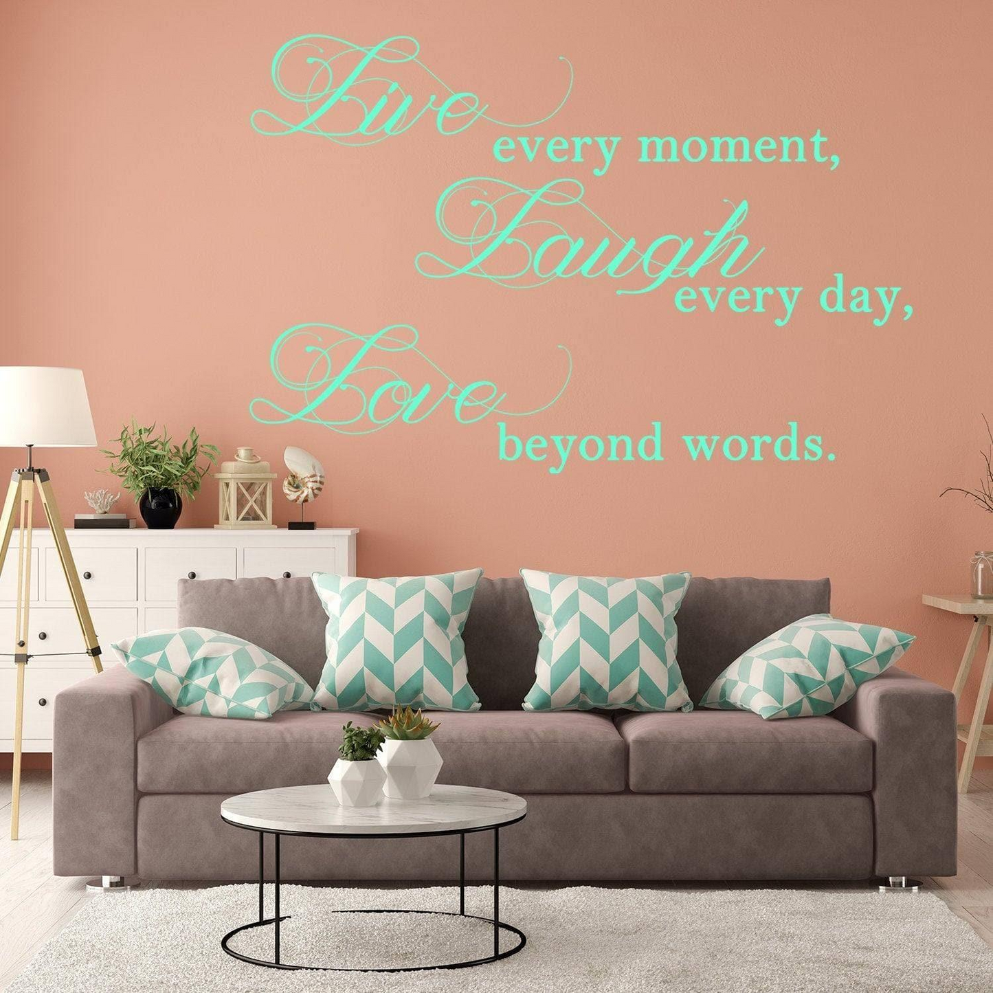 Inspiring Positivity Quote Vinyl Decal - Elegant Wall Art Sticker