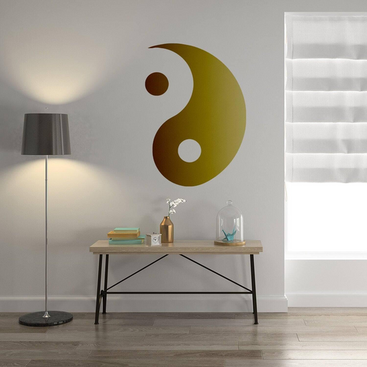 Prismatic Mandala Zen Balance Wall Decal - Tranquil Symbol For Wall Decor