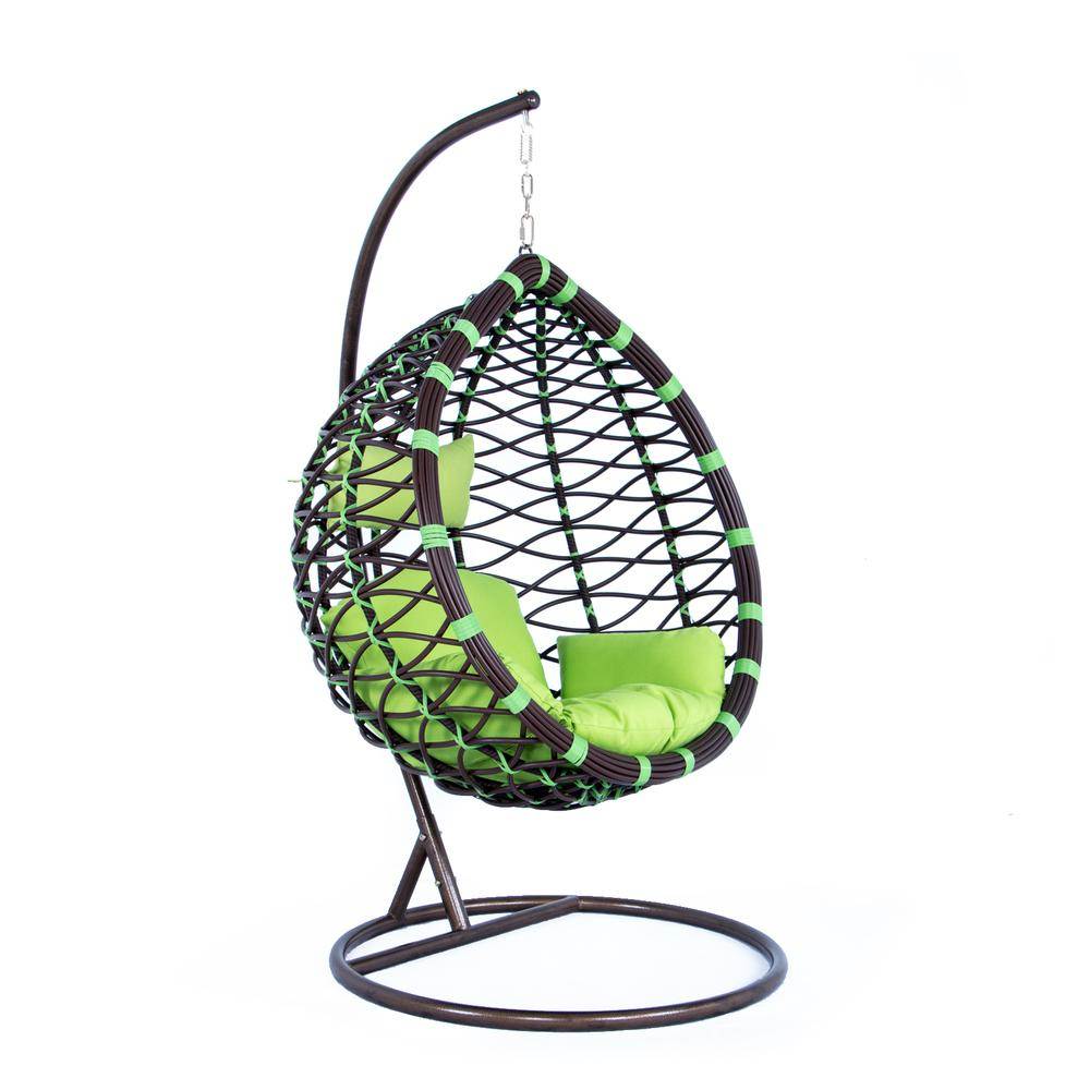 Wicker Hanging Egg Swing Chair Indoor Outdoor Use