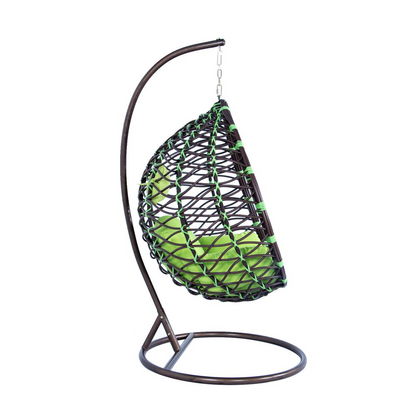 Wicker Hanging Egg Swing Chair Indoor Outdoor Use