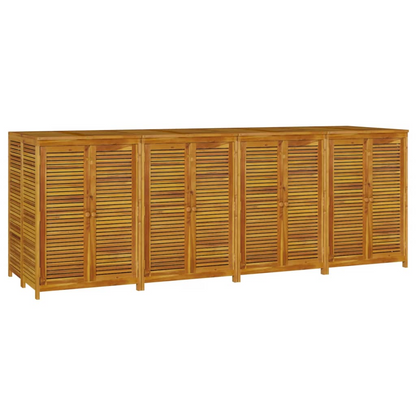 vidaXL Patio Storage Box 110.2"x34.3"x40.9" Solid Wood Acacia