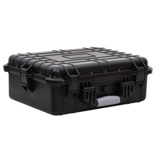 vidaXL Portable Flight Case Black 20.5"x15.7"x7.5" PP