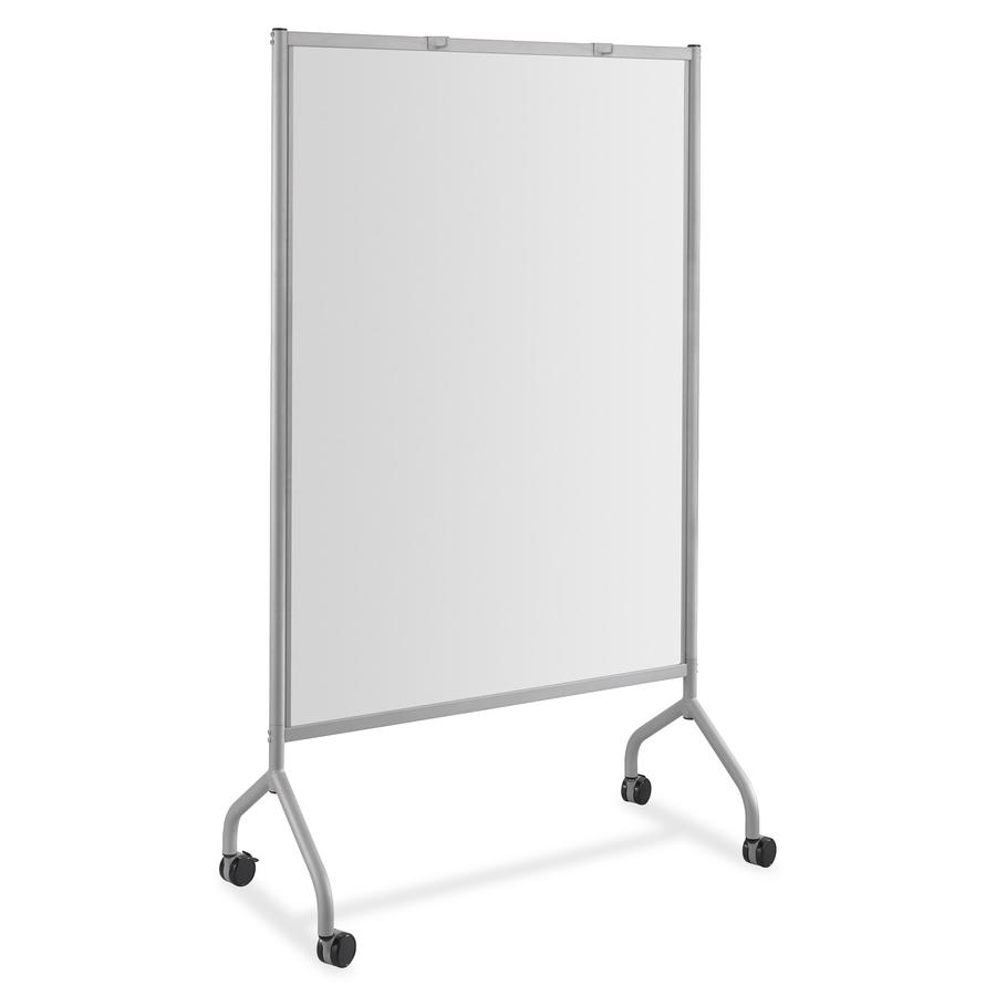 Safco Impromptu Magnetic Whiteboard Screens - Gray Surface - Gray Steel Frame - Rectangle - Assembly Required - 1 Each