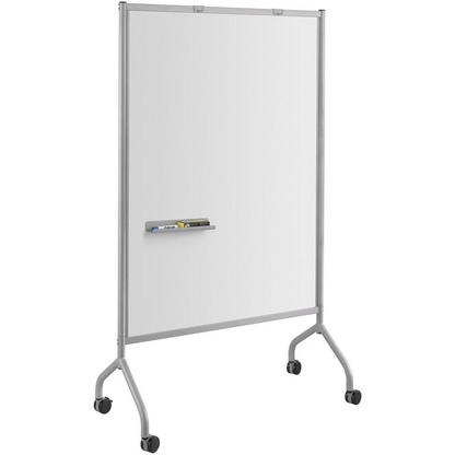 Safco Impromptu Magnetic Whiteboard Screens - Gray Surface - Gray Steel Frame - Rectangle - Assembly Required - 1 Each