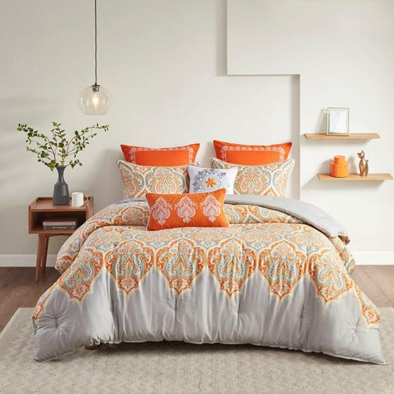 100% Cotton Sateen Printed Comforter 5pcs Set,MP10-1693