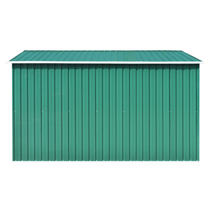 vidaXL Garden Shed 101.2"x117.3"x70.1" Metal Green