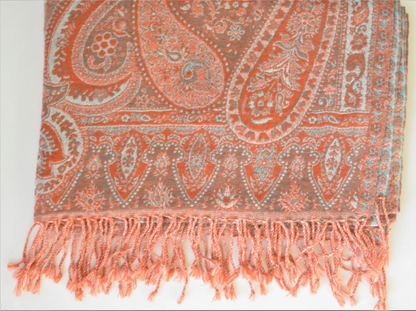 Handwoven Paisley Jamavar one of a kind limited edition designer Shawl