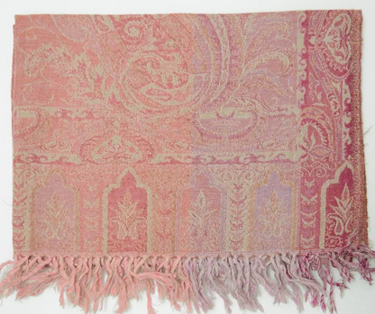 Handwoven Paisley Jamavar one of a kind limited edition designer Shawl