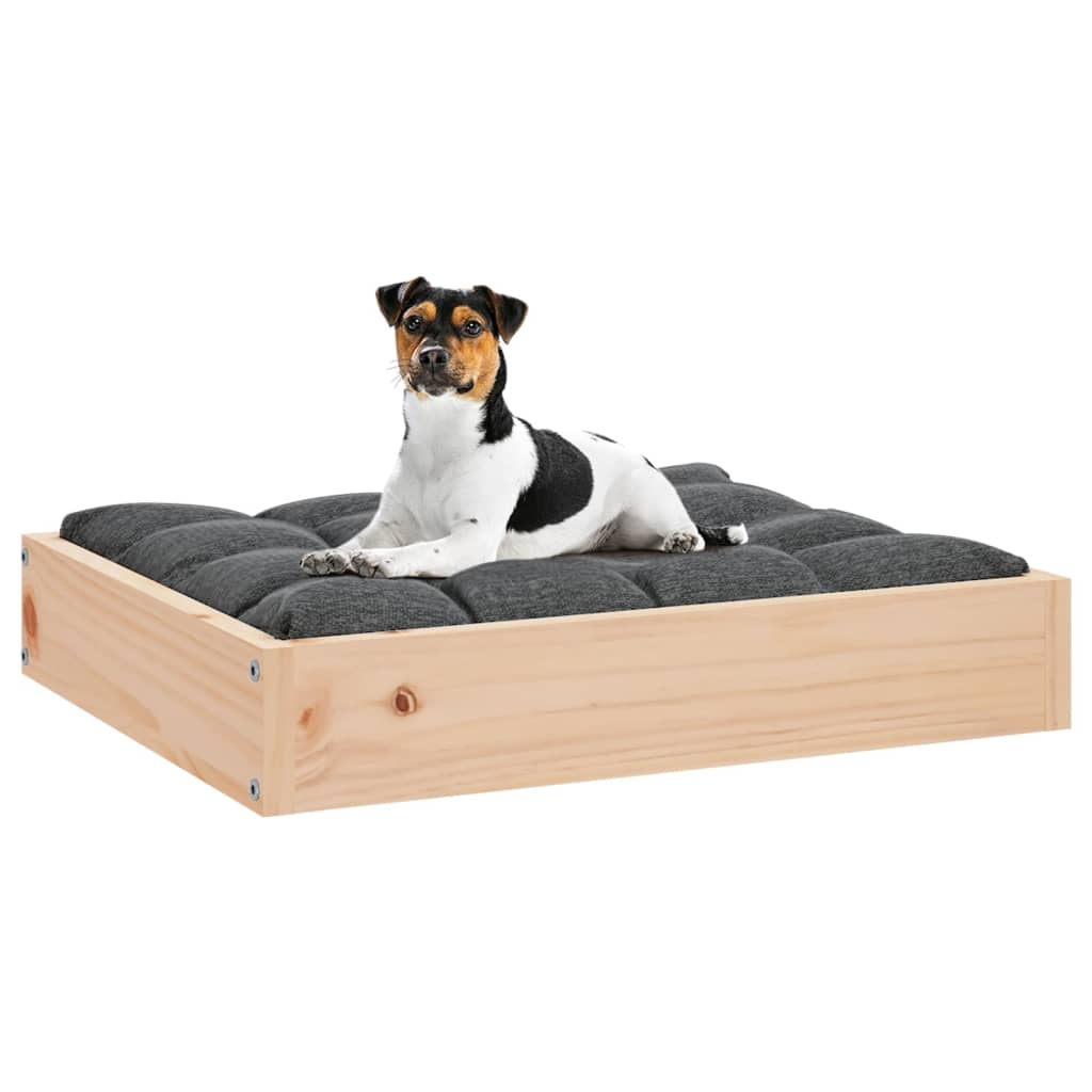 vidaXL Dog Bed 20.3"x17.3"x3.5" Solid Wood Pine