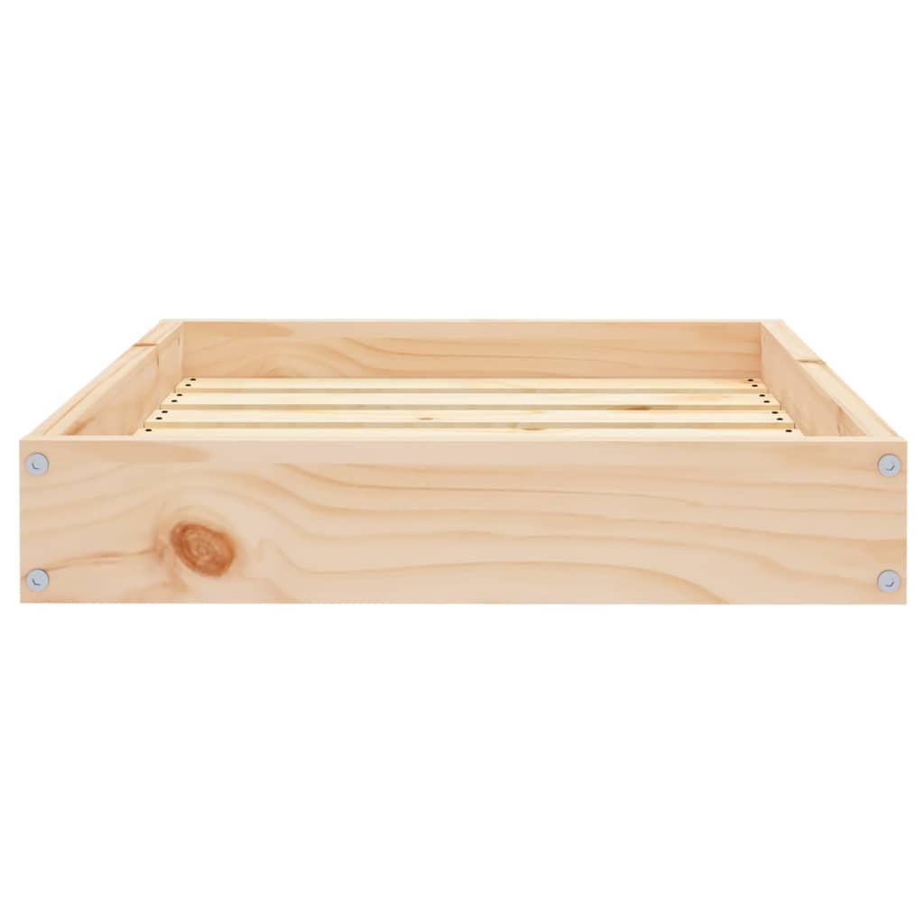 vidaXL Dog Bed 24.2"x19.3"x3.5" Solid Wood Pine