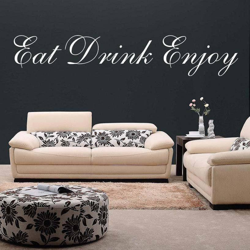 Elegant Inspirational Quote Wall Decal - Vinyl Kitchen Sticker