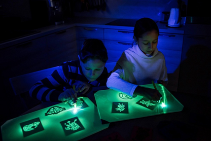 Illuminate Art: Mesmerizing Glow, Light Up Sketch Board, Drawing Pad for Artists