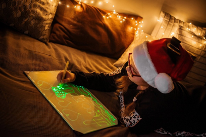 Illuminate Art: Mesmerizing Glow, Light Up Sketch Board, Drawing Pad for Artists