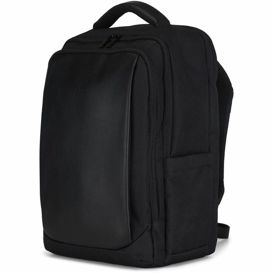 bugatti Carrying Case (Backpack) for 15.6" Notebook - Black - Damage Resistant - Polyester Body - Shoulder Strap, Handle - 16.8" Height x 11.8" Width x 7.3" Depth - 1 Each