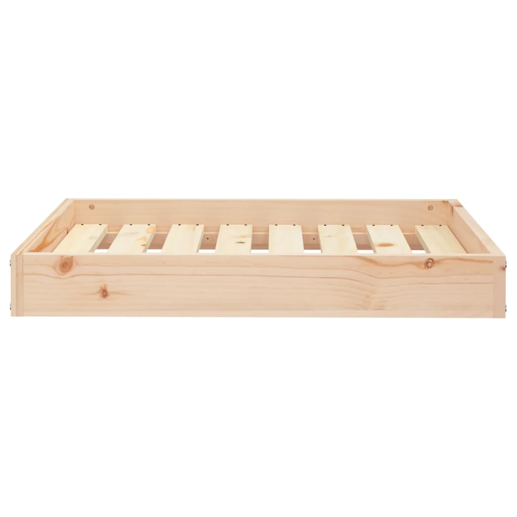 vidaXL Dog Bed 28.1"x21.3"x3.5" Solid Wood Pine