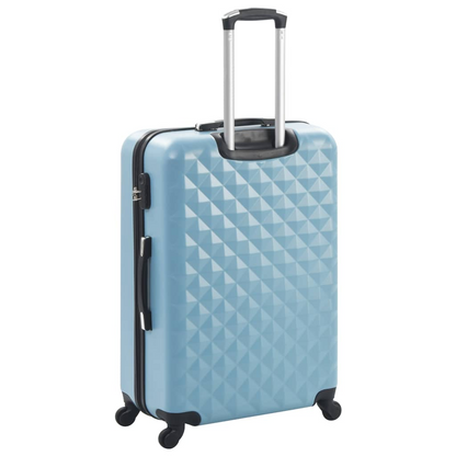 vidaXL Hardcase Trolley Set 3 pcs Blue ABS