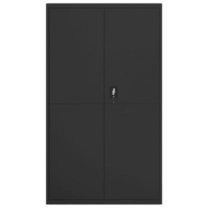 vidaXL File Cabinet Black 41.3"x15.7"x70.9" Steel