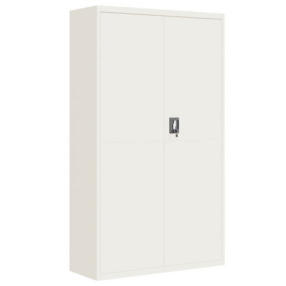 vidaXL File Cabinet White 41.3"x15.7"x70.9" Steel