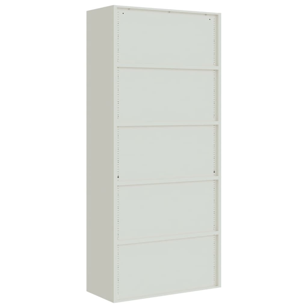 vidaXL File Cabinet Light Gray 35.4"x15.7"x78.7" Steel