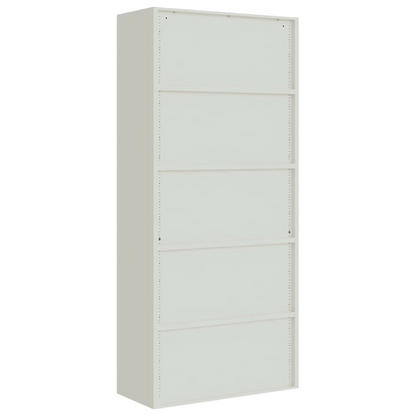 vidaXL File Cabinet Light Gray 35.4"x15.7"x78.7" Steel