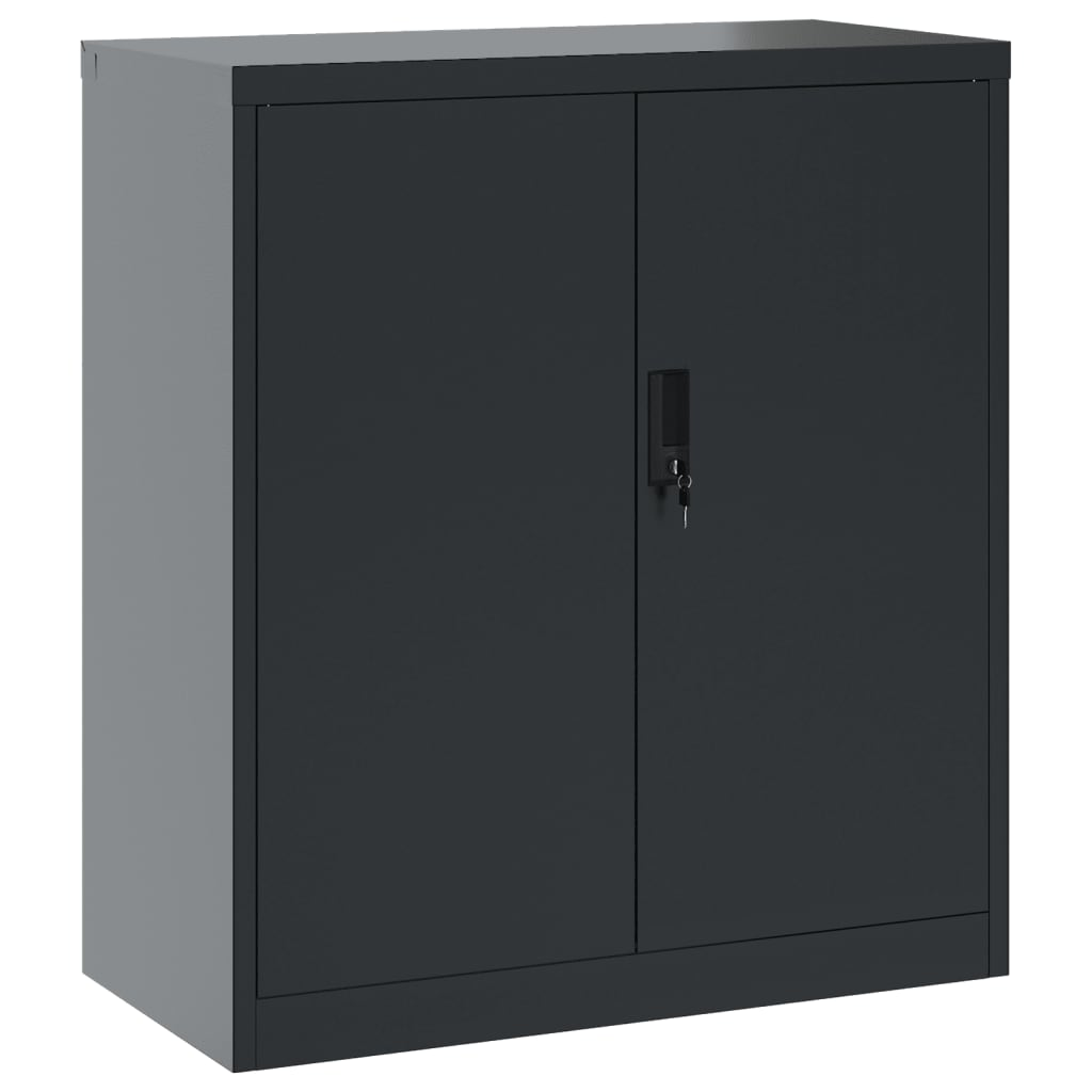 vidaXL File Cabinet Anthracite 31.1"x15.7"x35.4" Steel