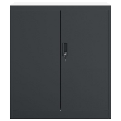 vidaXL File Cabinet Anthracite 31.1"x15.7"x35.4" Steel