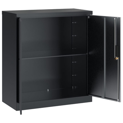 vidaXL File Cabinet Anthracite 31.1"x15.7"x35.4" Steel