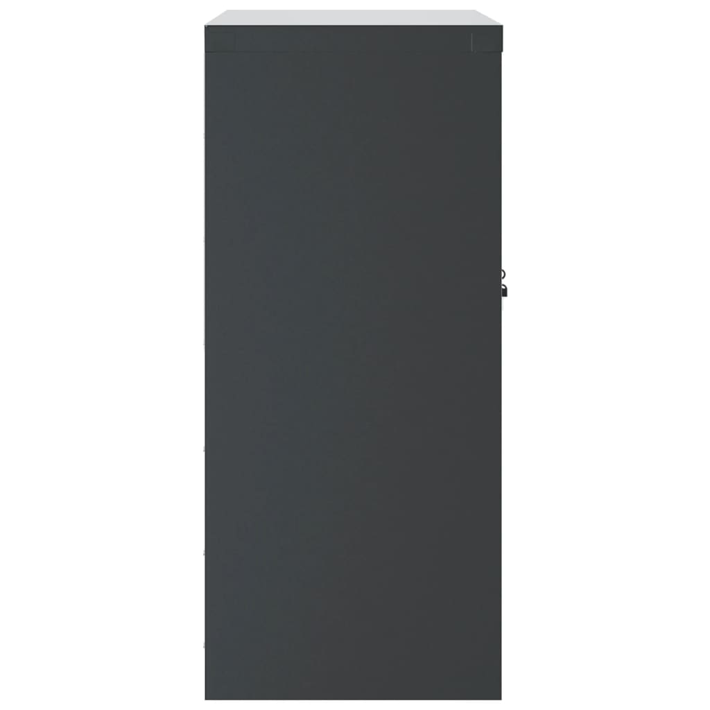 vidaXL File Cabinet Anthracite 31.1"x15.7"x35.4" Steel