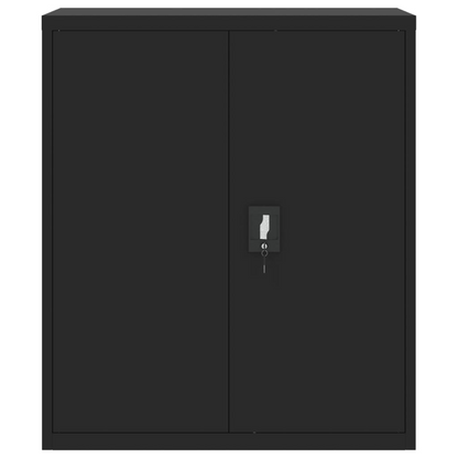 vidaXL File Cabinet Black 35.4"x15.7"x41.3" Steel