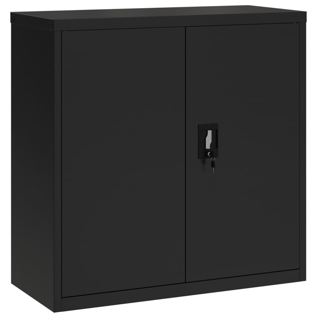 vidaXL File Cabinet Black 35.4"x15.7"x35.4" Steel